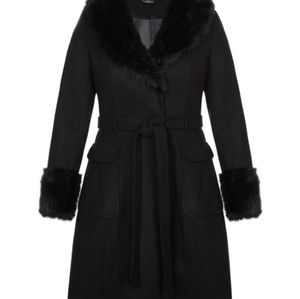 City Chic Make Me Blush Coat-Sz 16